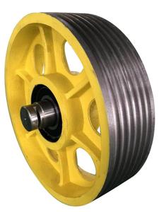 Piezas de repuesto modernas de hierro fundido para elevadores de hotel KONE, personalizadas no estándar, <span class=keywords><strong>rodillo</strong></span> guía/<span class=keywords><strong>rodillo</strong></span> contrapeso superior de cabina/polea de inversión - Product Image 1