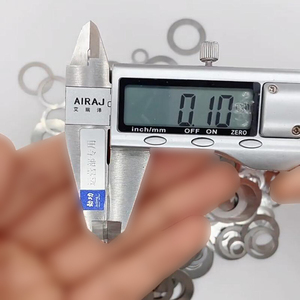 カスタム5052 6061アルミニウムシート加工サービス304 316 321ステンレス鋼ウォッシャー0.05mm 0.1mmシムレーザー切断部品 - Product Image 2