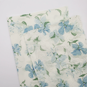 Floral Pattern Tissue <b>Paper</b> <b>Biodegradable</b> Uncoated Digital Printing Gift Craft Packaging Material Style Gift Packaging DIY - Product Image 2