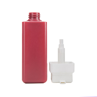 Bouteille de distributeur de mousse en plastique carrée vide de 300 ml et 500 ml avec logo couleur personnalisé 2025 pour savon liquide, lavage des mains et du visage