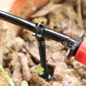 Tige de fixation pour tube capillaire d'irrigation goutte à goutte, noire, PP, 47 mm, pour systèmes de micro-aspersion - Product Image 4