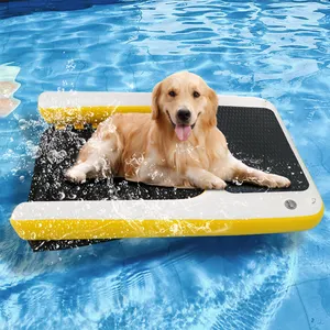 Swimming Pool Accessories Small size Portable Water Ramp Inflatable floating platform for Dogs
