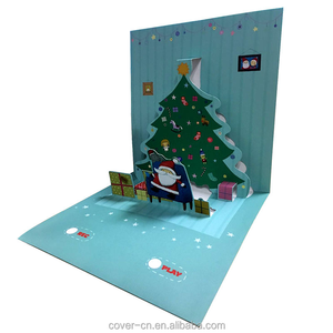 <span class=keywords><strong>Tarjeta</strong></span> de Felicitación Navideña Innovadora con Grabación 3D, <span class=keywords><strong>Tarjeta</strong></span> de Felicitación con <span class=keywords><strong>Sonido</strong></span> Personalizado para Regalos Promocionales Corporativos Navideños, Venta al por Mayor - Product Image 5
