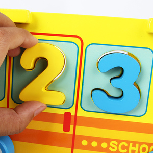 2020 nouveau style jeu éducatif bébé blocs numériques forme correspondant trieur jouet En Gros géométrie mathématique jouets cog - Product Image 4