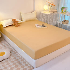 Housses de lit brossées couleur unie, Housses de lit couleur unie, <span class=keywords><strong>Draps</strong></span> de lit et Housses de couette - Product Image 3