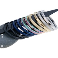 Bague de montre moletée en acier inoxydable 316L H&T de haute qualité, modèle 007 009, avec diamants, écologique et légère, outils et pièces