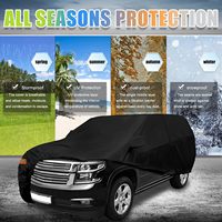 Housse de voiture Chevrolet Tahoe 4 portes 2007-2024, imperméable, protection contre le soleil, la pluie, la poussière, le vent, la neige, protection UV 190T PU