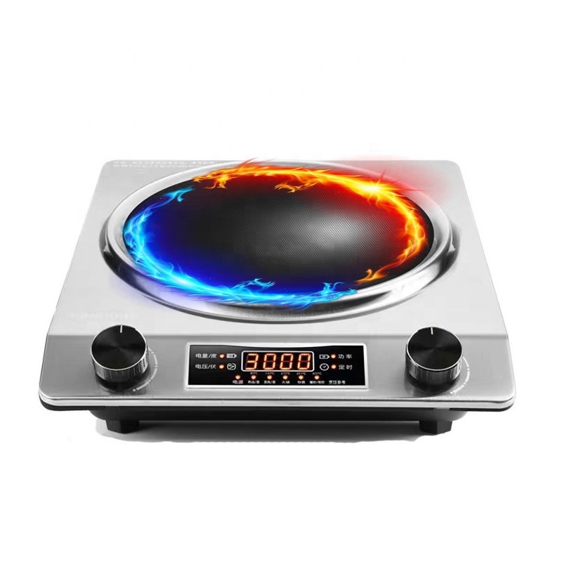 Factory Direct Intelligent 3500W Commercial Induction Cooker Knob Control Electric Induction Hot Pot Stove