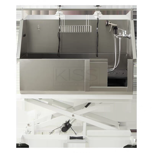 อ่างอาบน้ำไฟฟ้าสำหรับสัตว์เลี้ยงทำจากสแตนเลสสตีลหรูหราสำหรับใช้ในห้องน้ำสร้างด้วยเหล็กให้สุนัขเสริมสวย - Product Image 4