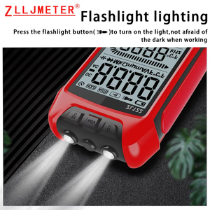 Modo Inteligente Multímetro Digital com Display LCD Teste <span class=keywords><strong>NCV</strong></span> Testes Voltímetro DC/AC para Continuidade de Tensão Doméstica <span class=keywords><strong>Multi</strong></span> <span class=keywords><strong>Tester</strong></span> - Product Image 4