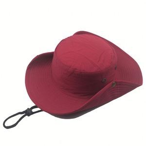 Solid Color Sunscreen Summer <b>Bucket</b> Hat Fishing and Mountaineering <b>Folding</b> Wide Brim Sun Hat Outdoor Sunproof <b>Bucket</b> Hat - Product Image 3