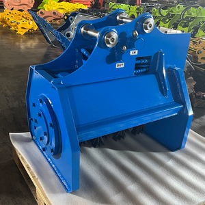1-5 Ton Hydraulic Flail Mower with Motor for Mini Excavator CE Certified Forestry <b>Mulcher</b> Digger Custom Factory Price Q355B - Product Image 2