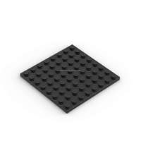 KAKUBI N°41539 Plaque 8x8 à picots, briques de construction classiques en plastique ABS, accessoires de bricolage, plaque de base carrée, jouets éducatifs pour 8-13 ans