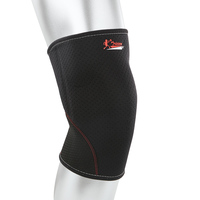 Genouillère de musculation en néoprène de haute qualité avec coussinet élastique et support antidérapant pour l'entraînement