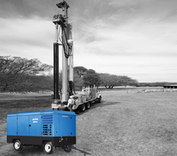 Nouvelle machine de forage rotative à vis portable Liutech 12V AC, compresseur d'air haute pression 39m³/min 410kW 30 bars pour puits d'eau