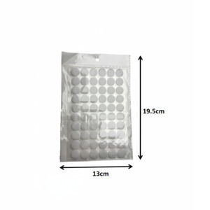 Bandes auto-adhésives en nylon de haute qualité, personnalisées, rondes, à crochets et boucles, Velcro, points - Product Image 3