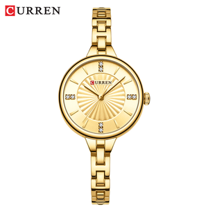 CURREN 9097 Usine Vente Directe <span class=keywords><strong>Nouveauté</strong></span> Top Marque Nouvelle Arrivée Personnaliser Chronographe <span class=keywords><strong>Montre</strong></span> À Quartz Femmes Bracelet En Acier Inoxydable - Product Image 3