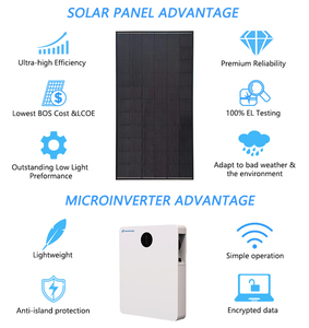 ระบบโซลาร์เซลล์สำหรับระเบียง 600W 800W แบบสลับได้ ระบบพลังงานแสงอาทิตย์สำหรับระเบียงแบบเสียบปลั๊กใช้งานได้ทันที กำลังไฟ 600w 800w 2.56kwh IP65 - Product Image 2