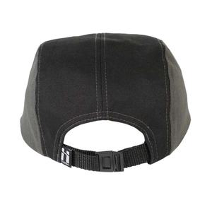 หมวกแคมป์ 5 แผง ปักลาย 3 มิติ สีดำเทาแบบกำหนดเอง พร้อมโลโก้ของคุณเอง - Product Image 4