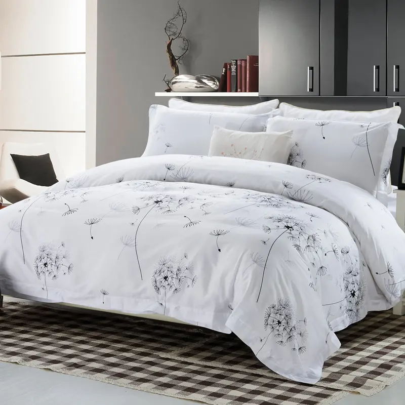 Most Selling Items print pattern design cotton bedsheets comforter set