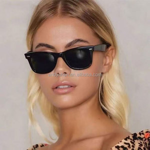 Gafas de sol polarizadas RB2140 para hombre, marcos negros clásicos, gafas de diseñador cuadradas, lentes verdes para mujer, gafas de moda de <span class=keywords><strong>50mm</strong></span> - Product Image 3