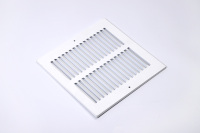 Grille de ventilation carrée personnalisée RA0808 pour climatiseur, design moderne, en plastique et acier durables, pour extérieur, sous-sol et espaces de vie