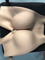 Shorty push-up en silicone souple pour femmes, rembourré pour les fesses et les hanches, effet rehausseur de fessier, 0,8-2,6 cm de hauteur