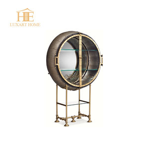 Nouveau design : Meuble à vin de luxe pour salon, meuble de bar d'angle, vitrine en verre, décoration intérieure - Product Image 1
