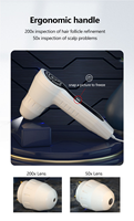Escáner Digital HD Profesional para el Cuero Cabelludo, Detector de Folículos Pilosos, Analizador de Cabello, Prueba de Crecimiento Capilar, Analizador de Piel, Máquina de Belleza