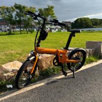 Vélo électrique pliable 36V 250W 20 pouces 7 vitesses Batterie au lithium 10.4Ah Écran LCD Vélo de ville électrique en alliage d'aluminium