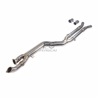 Tuyau d'échappement de grand diamètre 101 mm pour BMW, tube intermédiaire G80 M3 G8X G82 M4, en acier inoxydable, 4 pouces, amélioration acoustique