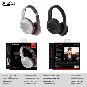 ZZX AKZ-13B15 Casque sans fil rétro de style américain, suppression active du bruit, commande vocale, étanche à l'eau, numérique - Product Image 6