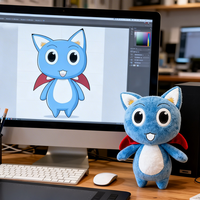 OEM ODM Peluche Mascotte Promotionnelle de Haute Qualité, Poupée en Peluche Personnalisée, Animaux en Peluche, Jouet en Peluche Personnalisé, Dropshipping