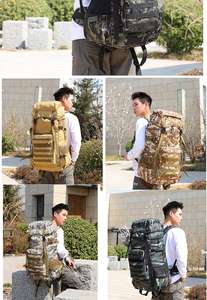 Sac à dos de voyage multifonctionnel pour homme 2025 en tissu Oxford avec fermeture éclair, tendance pour l'alpinisme en extérieur (pour l'exportation) - Product Image 6