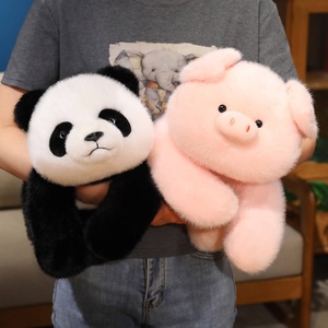 Super Cute Black and White cat Plush <b>Toy</b>, pink Little Pig Big Pillow Doll, a Festival Gift for Boys and Girls, Home Decoration - Product Image 3