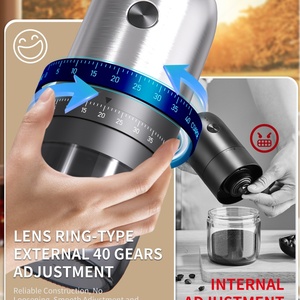 Molinillo de Café Automático Portátil, Inalámbrico, Recargable, Eléctrico, para Uso en la Oficina - Product Image 2
