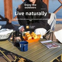 Table et chaises de camping Explorer en fer, ensemble complet portable de style paresseux avec sac de rangement pour pique-nique