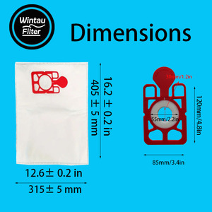 Electric High Efficiency Non Woven Fabric Disposable <strong>Vacuum</strong> <strong>Cleaner</strong> Filter Dust Bag for Household Use Fits Numatic <strong>Henry</strong> NVM-1CH - Product Image 2