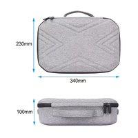 Boîtes portables VR casque voyage étui de transport dur EVA sac de rangement à bandoulière pour Oculus Quest3/3S VR accessoires