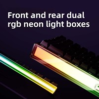 Clavier de jeu mécanique magnétique Akko Ray68 HE, disposition 65%, rétroéclairage RGB, hot-swap, DIY, RT 0.01mm, compatible multiplateforme, montage sur plateau