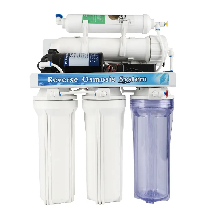 Hele Huis 50GPD Omgekeerde Osmose Waterzuiveraar Ro 5 Stage Water Filter Ro Systeem Filter Machine Thuisgebruik Voor Water