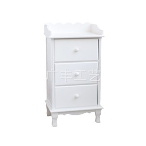 <b>White</b> Solid Wood <b>Drawer</b> Cabinet 36x30x78cm Minimalist Design Kids Bedroom <b>Storage</b> Unit - Product Image 1