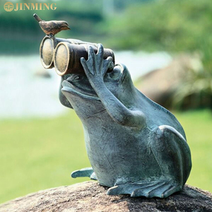 Sculpture grenouille en bronze coulé zone de démonstration bureau de vente communauté <span class=keywords><strong>petite</strong></span> sculpture sculpture personnalisation - Product Image 4