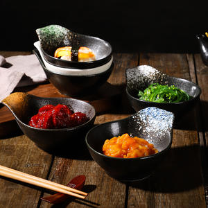 Tazón de Cerámica de Estilo Japonés Retro de 4.5 Pulgadas para Salsas, Plato Ecológico para Servir Salsa de Soya - Product Image 3