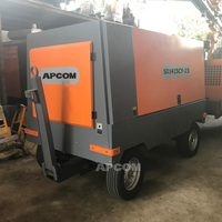 Compresseur d'air à vis diesel pour mines Cummins 15 bar 550 cfm, compresseur d'air diesel pour mines 530 cfm 500 cfm