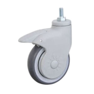 Roulettes industrielles à roulement à billes en TPR les plus vendues, qualité supérieure, capacité de charge 120kg/140kg, diamètre 100mm/125mm pour - Product Image 6