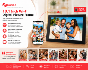Fabricante OEM ODM Número 1, Mejor Oferta en 7 Días, Marco de Fotos <span class=keywords><strong>Digital</strong></span> Electrónico WiFi de 10.1 Pulgadas con Aplicación Frameo y 32 GB de Almacenamiento - Product Image 1
