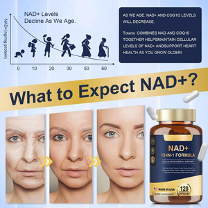 Cápsulas NAD Plus 120 NAD+ 13 en 1, Fuente TK, Artículo Popular Transfronterizo de Amazon, Venta Directa de Fábrica para Antienvejecimiento y Antioxidantes - Product Image 2