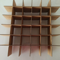 Boîte de diviseur de bouteille 50 pièces, coffret d'emballage ondulé et personnalisé avec séparation en carton de 10 15 ou 30ml