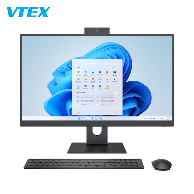 23.8" All in One Pc Aio Desktop Computer Ips Screen Full Hd Support Slim Dedicated Graphic Card All in One Computer
